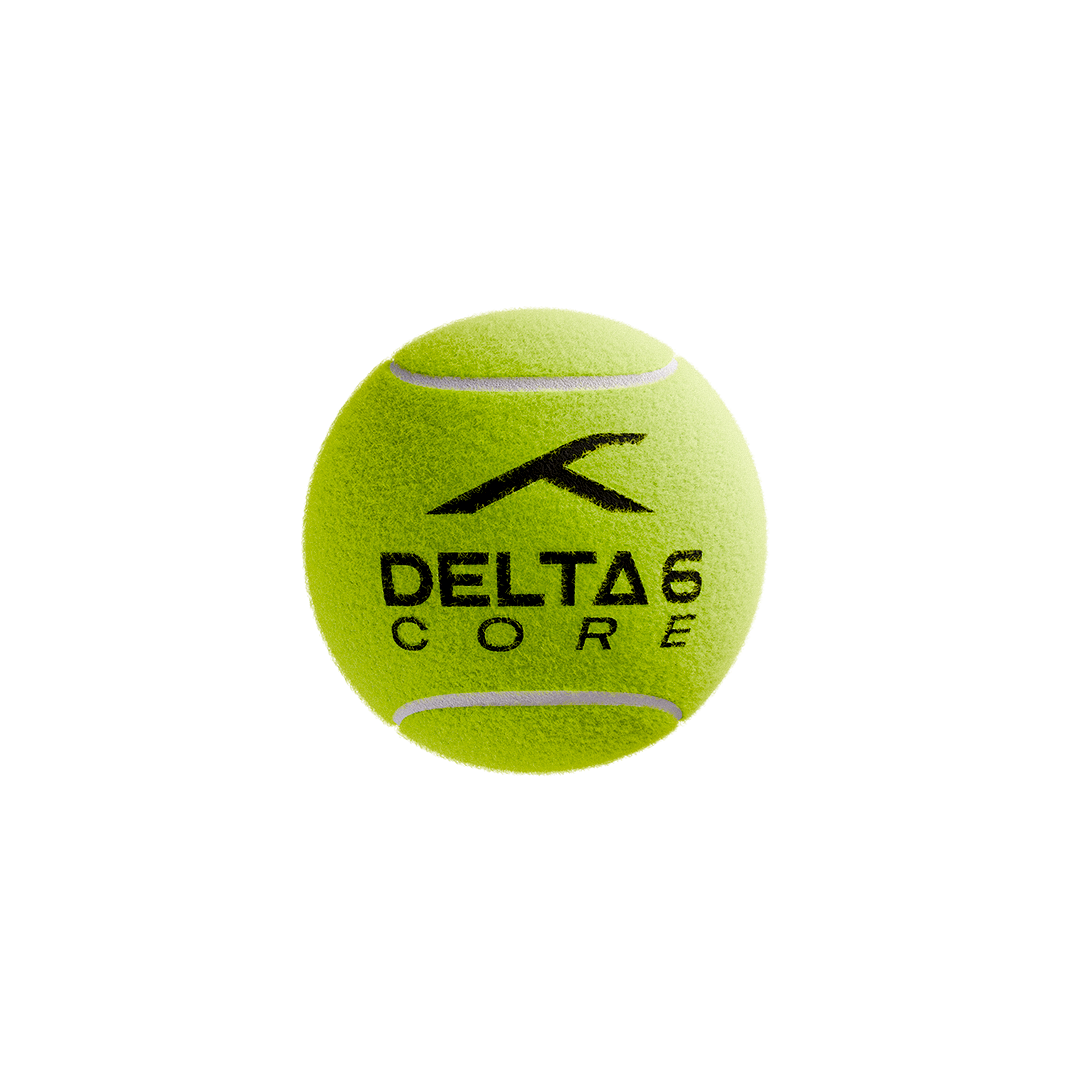 HUNDRED Delta 6 Core Cricket Tennis Ball Box (PACK OF 6) - Green