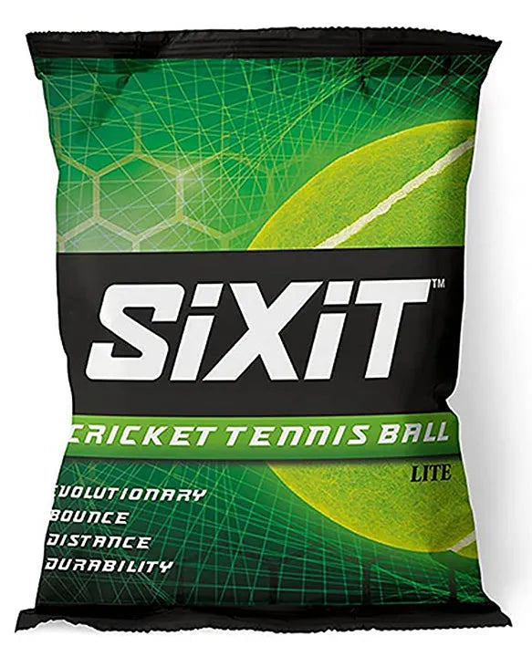 SIXIT Lite Cricket Tennis Ball Box (PACK OF 6) - Green