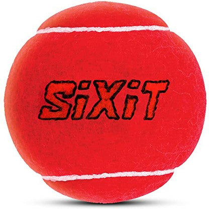 SIXIT Heavy Cricket Tennis Ball Box (PACK OF 6) - Red