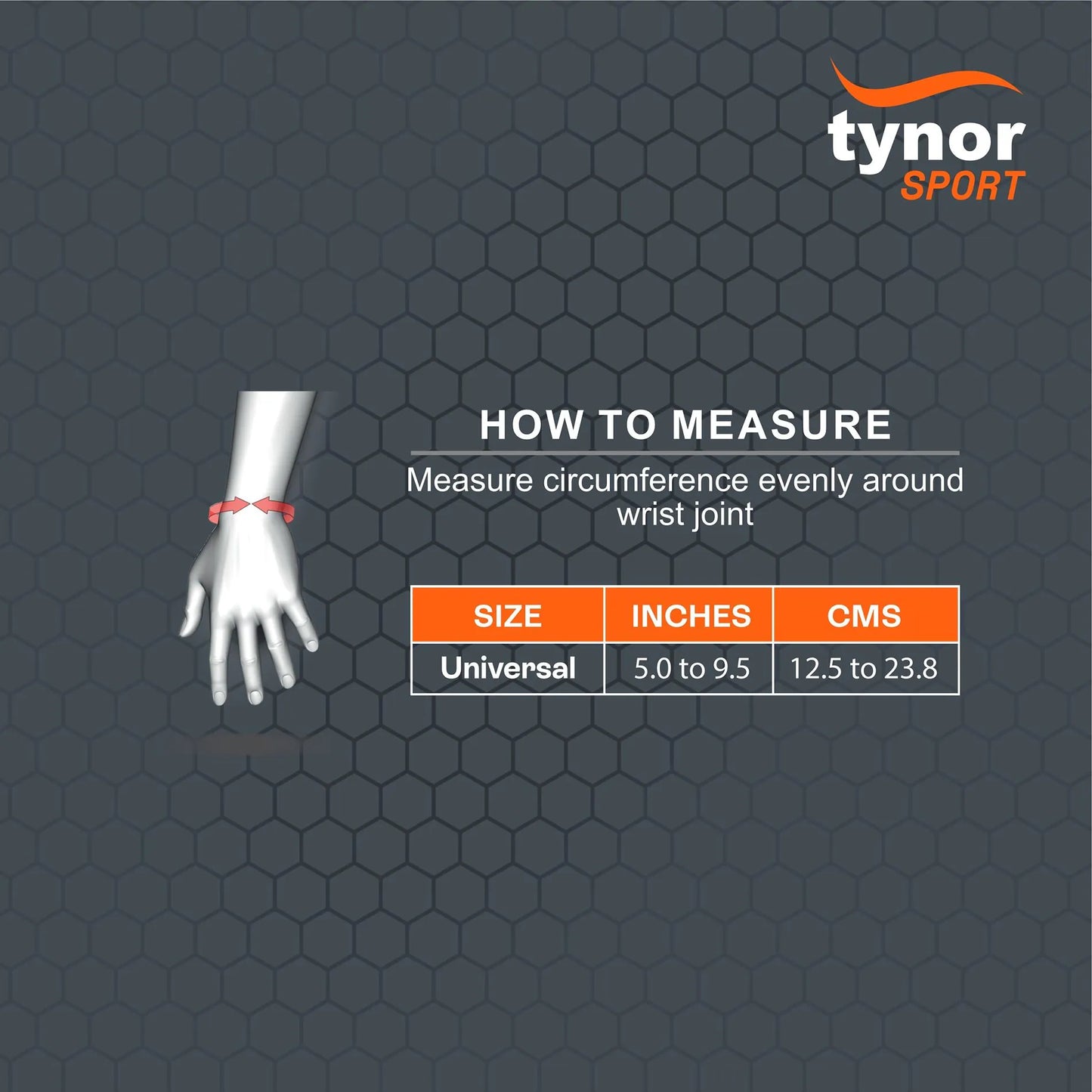 Tynor Wrist Support With Thumb Loop Neo - Pair