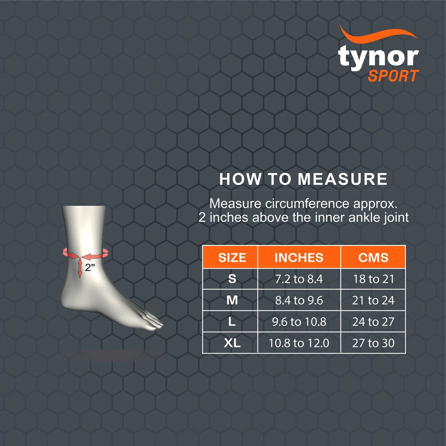 TYNOR Ankle Support Air Pro - 1 Piece