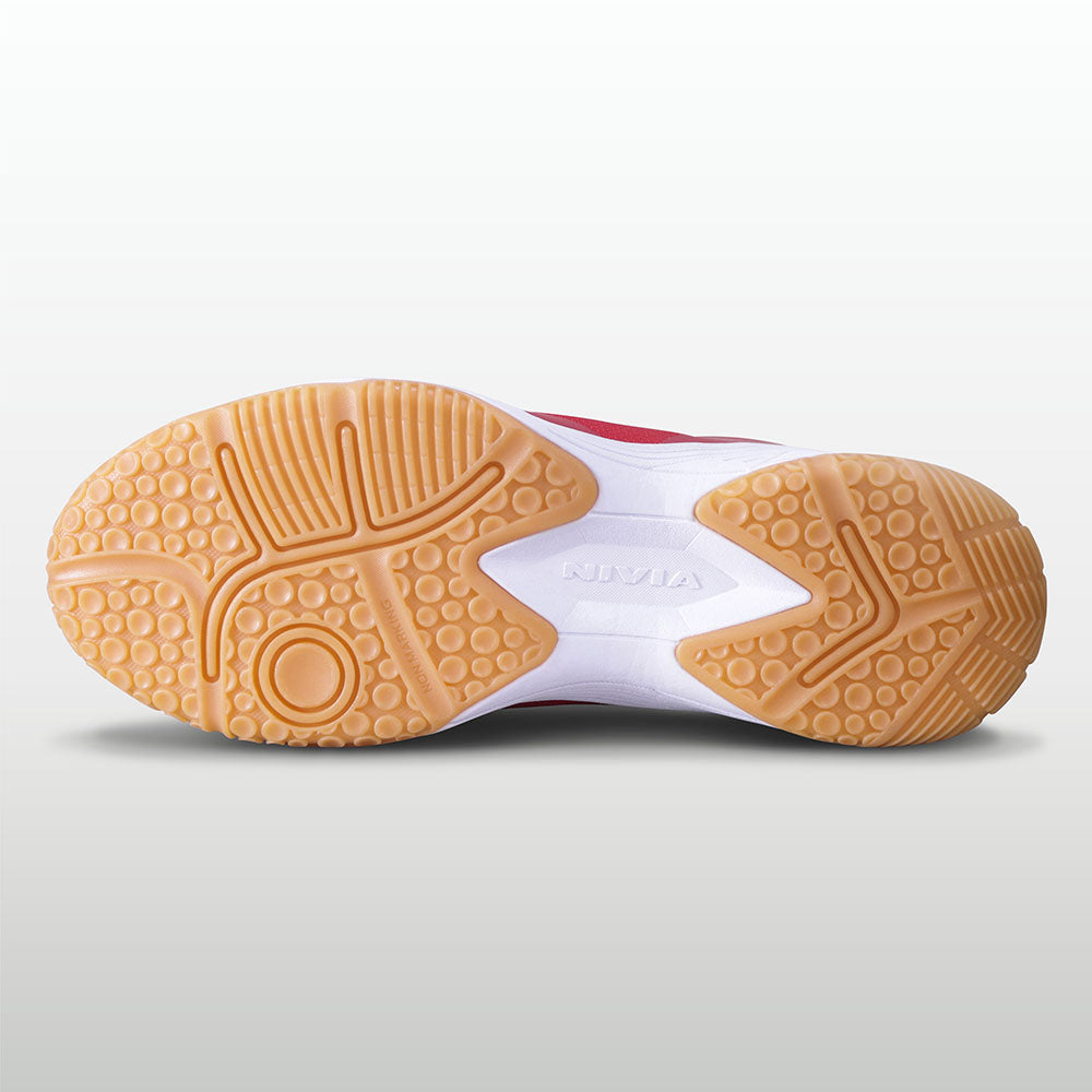 Nivia HY-Court 2.1 Badminton Shoe for Mens | Rubber Sole Shoes with Upper Mesh for Sports, Badminton, Volleyball, Squash, Table Tennis, Nonmarking Sole