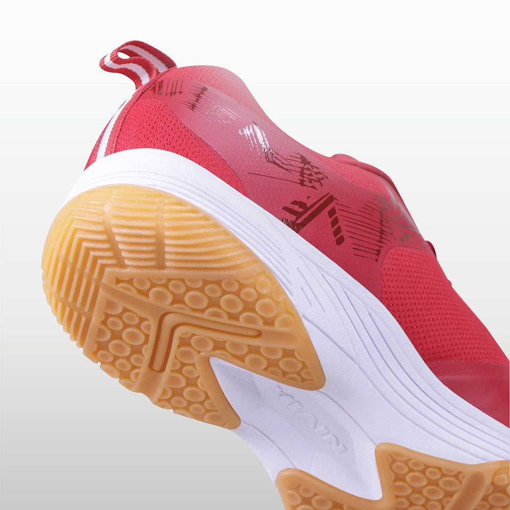 Nivia HY-Court 2.1 Badminton Shoe for Mens | Rubber Sole Shoes with Upper Mesh for Sports, Badminton, Volleyball, Squash, Table Tennis, Nonmarking Sole