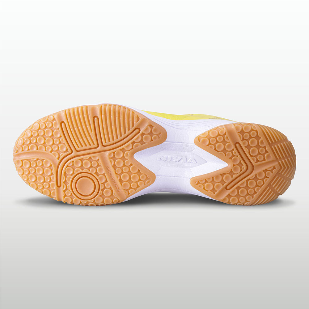 Nivia HY-Court 2.1 Badminton Shoe for Mens | Rubber Sole Shoes with Upper Mesh for Sports, Badminton, Volleyball, Squash, Table Tennis, Nonmarking Sole