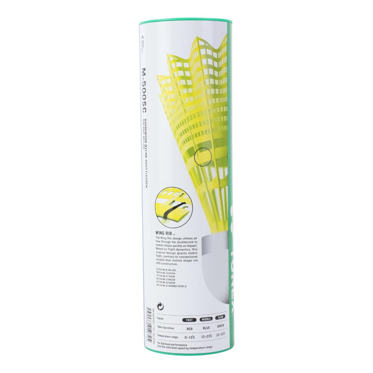 YONEX Mavis 500 Super Nylon Shuttlecock - Pack of 6