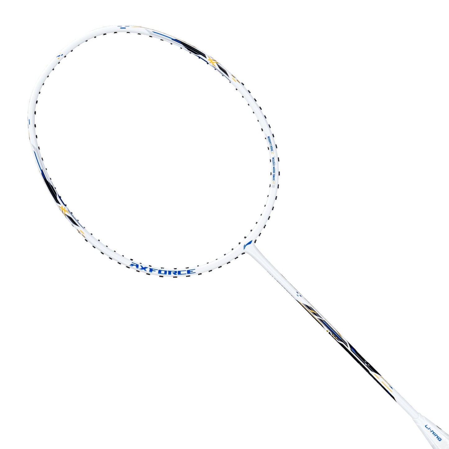 LINING AxForce Blast Unstrung Badminton Racket | Head Heavy | Carbon Fibre | Attacking