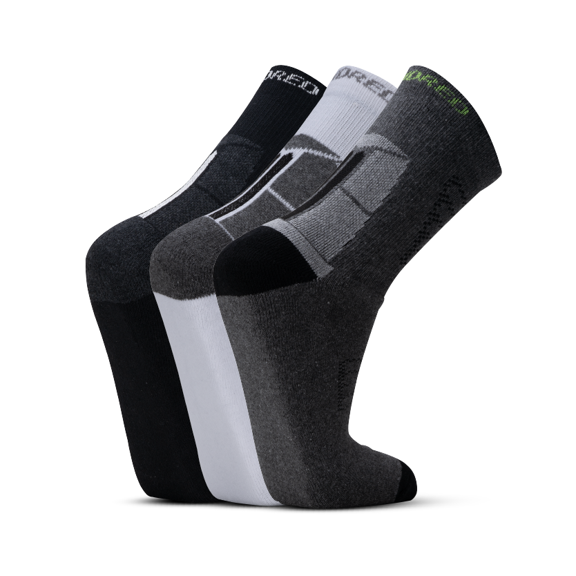 HUNDRED Ace Performance Socks - Assorted - Pack of 3 Pair Socks