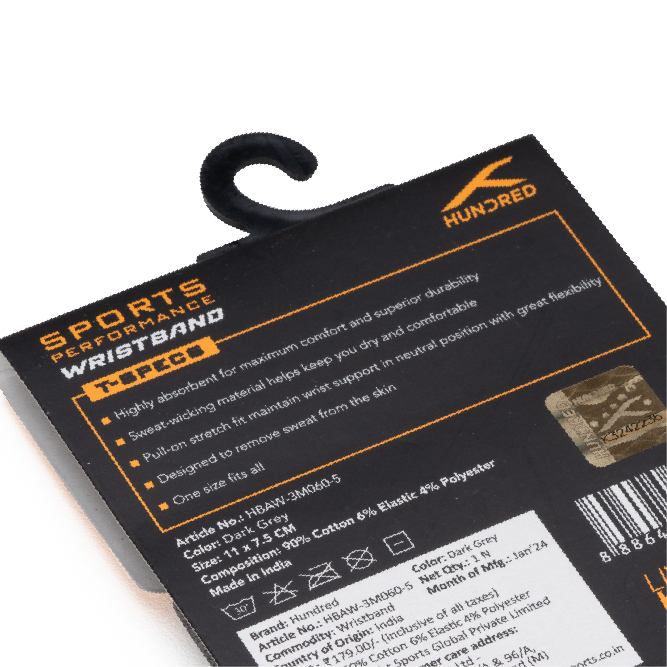 HUNDRED Solid Tone Wristband