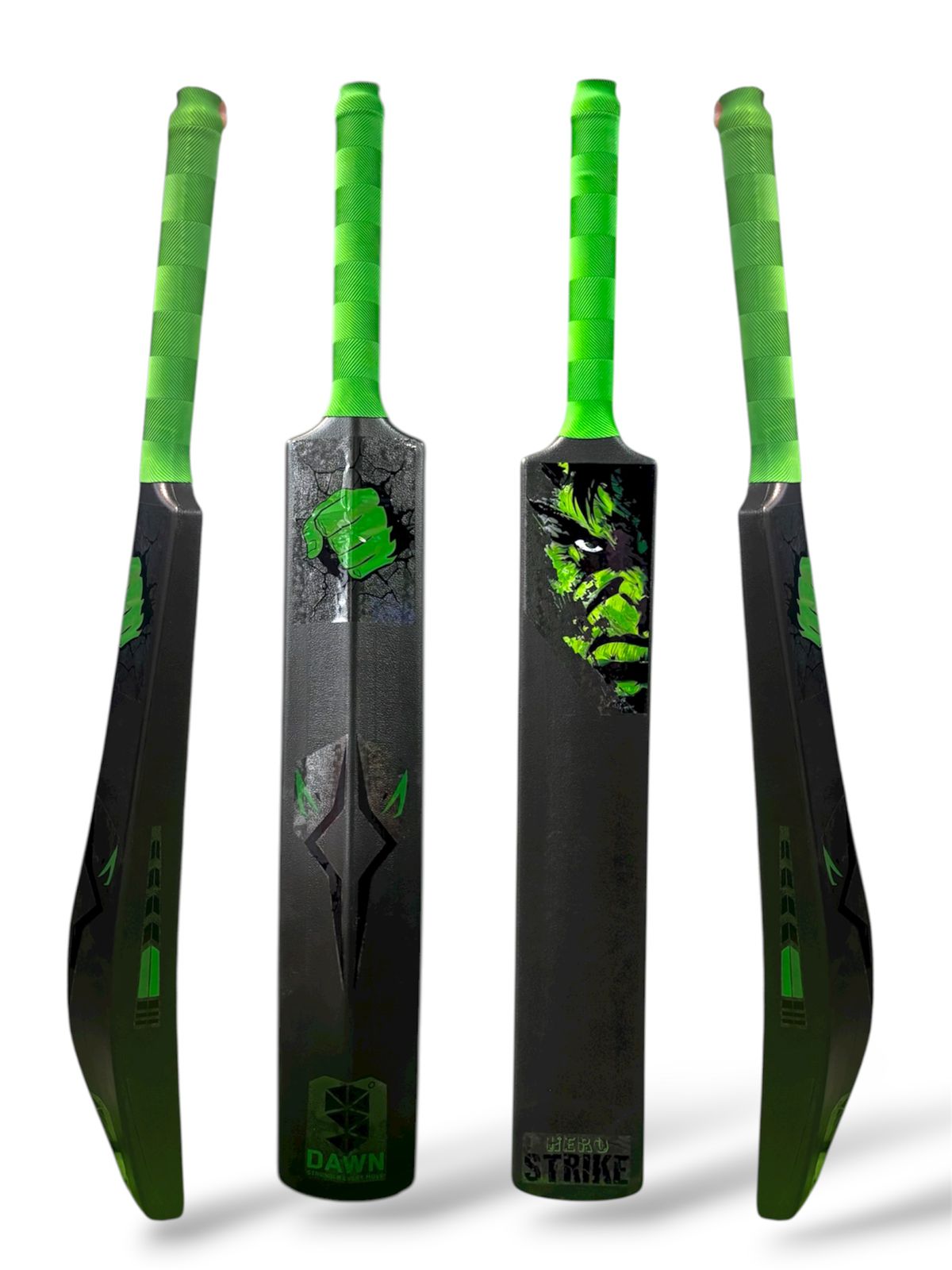 9° Dawn Hero Strike Hulk Turf Cricket Bat for Adults