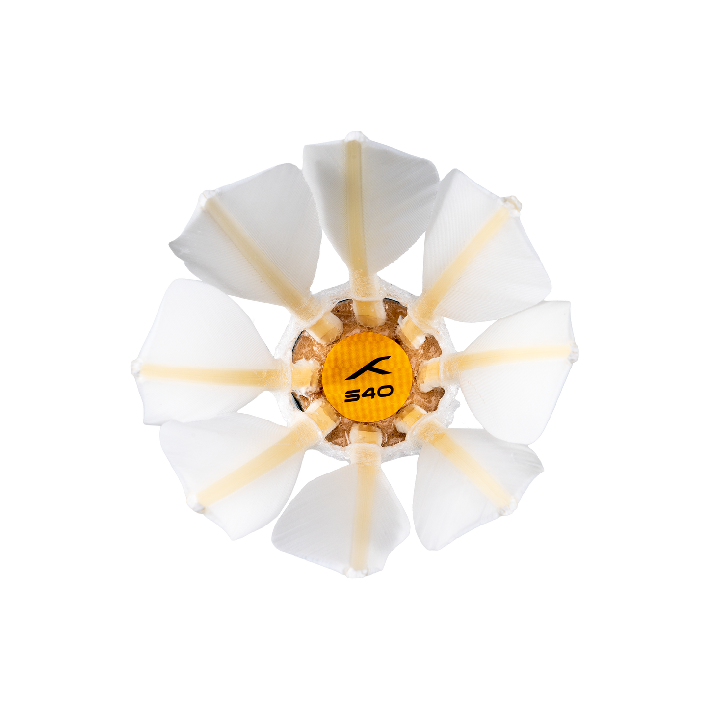 HUNDRED S40 Feather Shuttlecock Box Speed 76 – Pack of 12 Goose Feather Shuttles