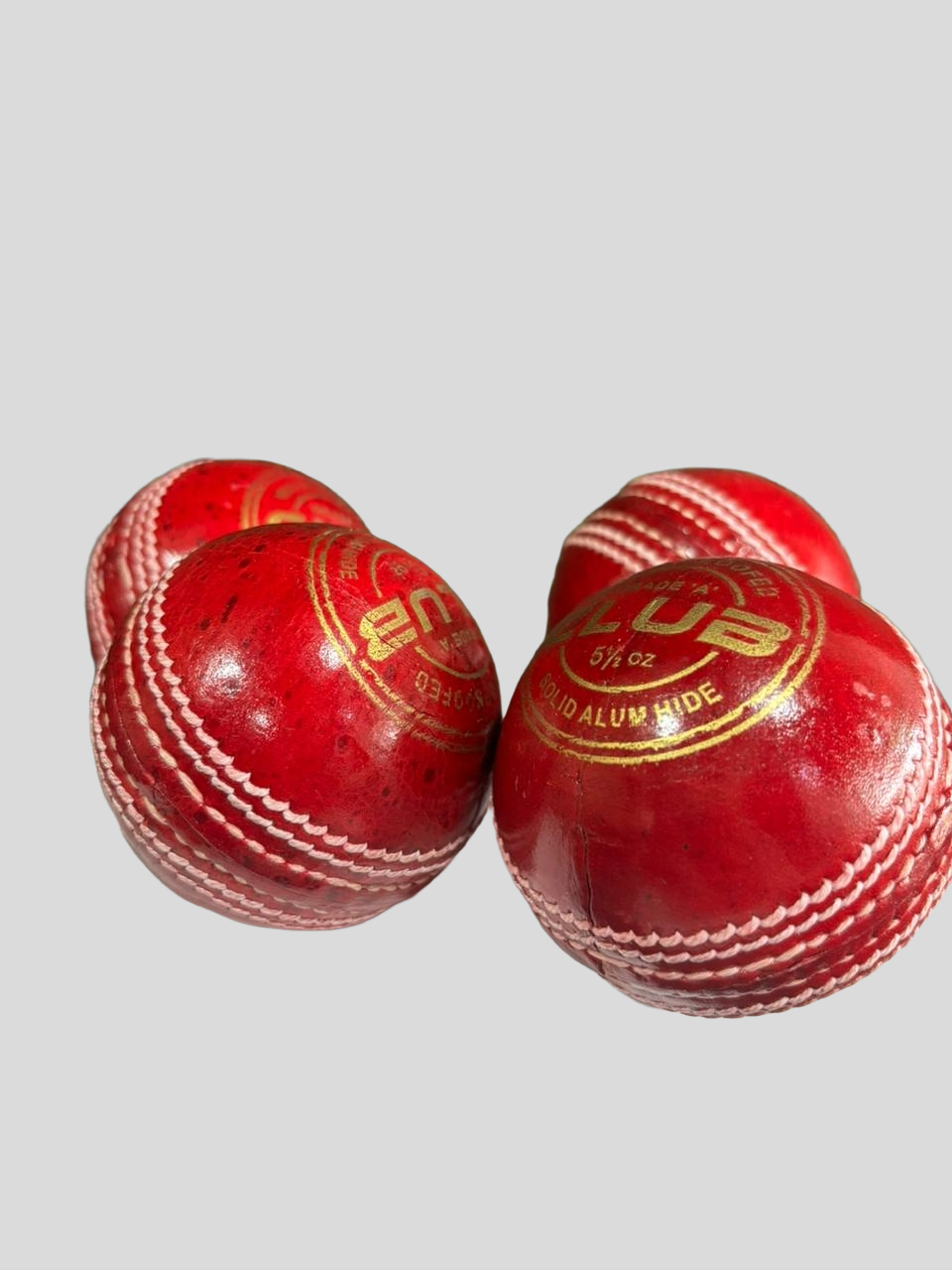Club Leather Cricket Ball 153g–156g Red Match Ball | 20–25 Overs | Senior Size
