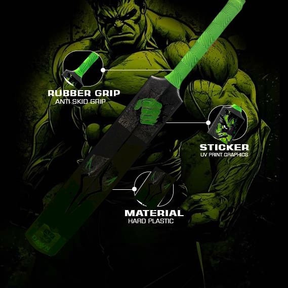 9° Dawn Hero Strike Hulk Turf Cricket Bat for Adults