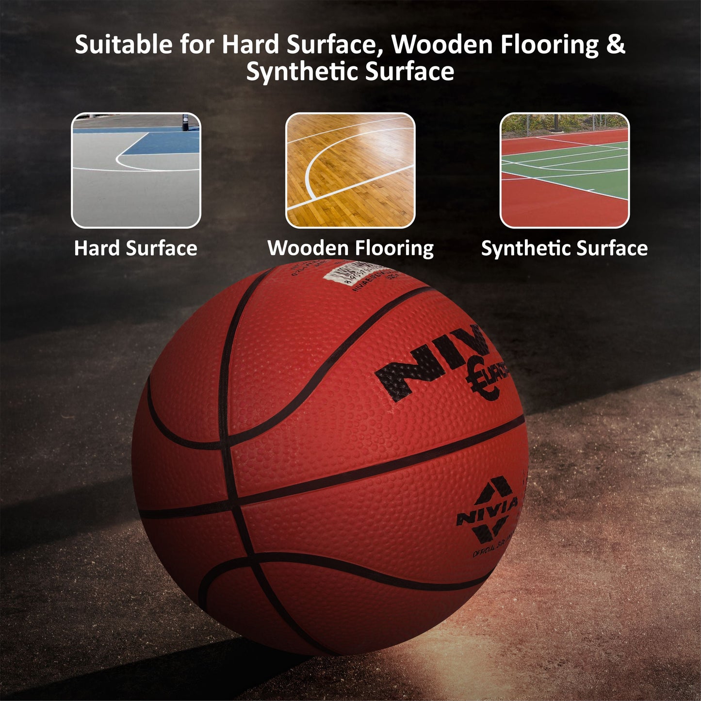 NIVIA Europa Basketball | Size 5 | Beginners & Training