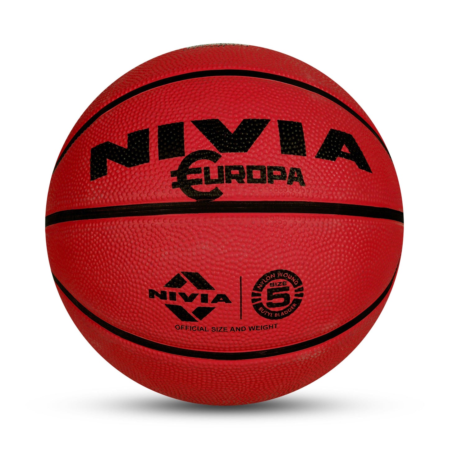 NIVIA Europa Basketball | Size 5 | Beginners & Training