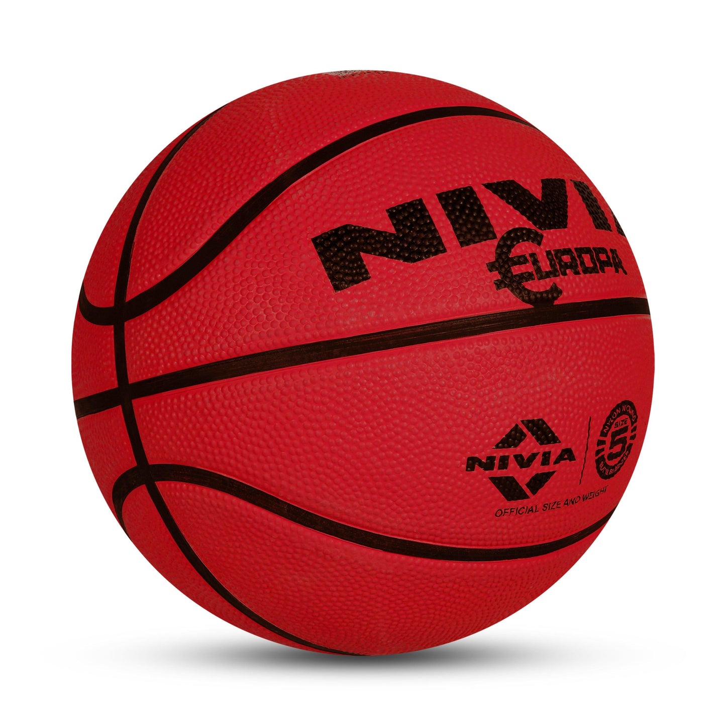 NIVIA Europa Basketball | Size 5 | Beginners & Training