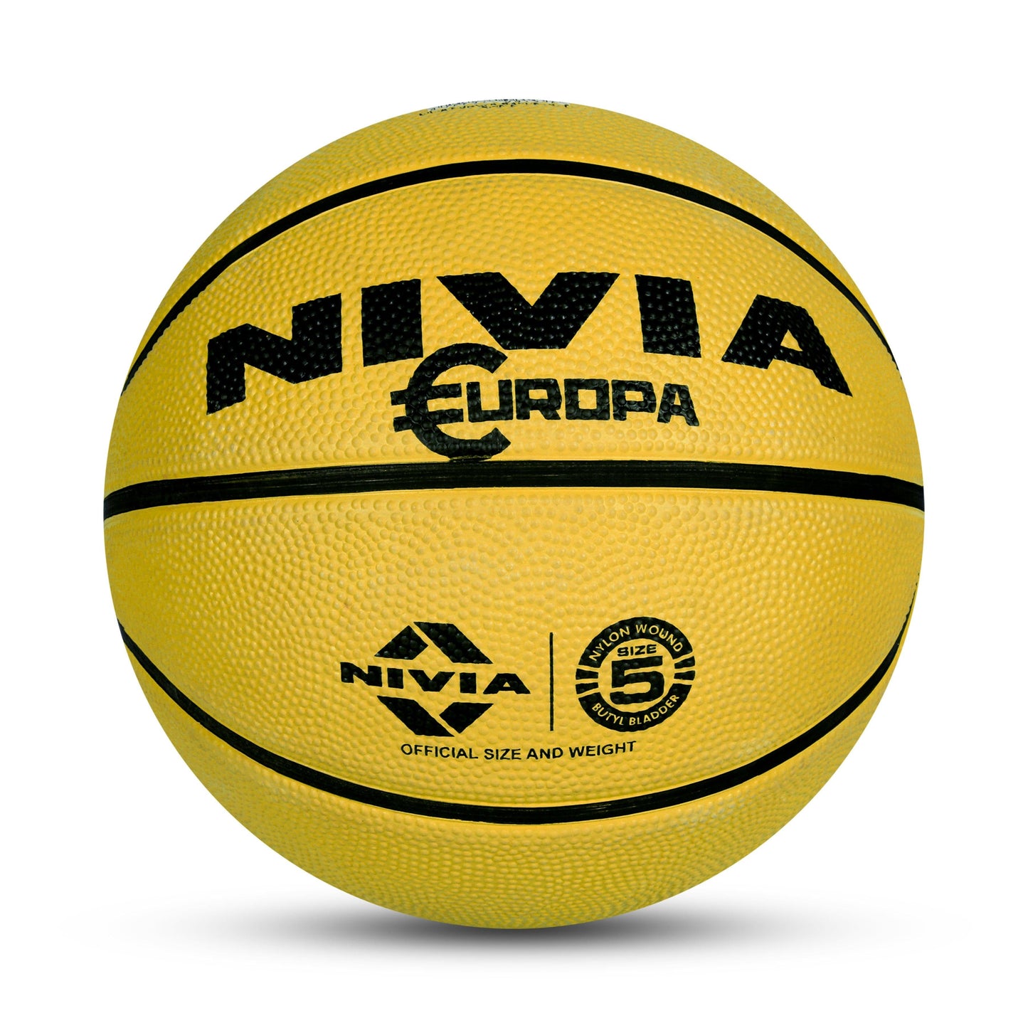 NIVIA Europa Basketball | Size 5 | Beginners & Training