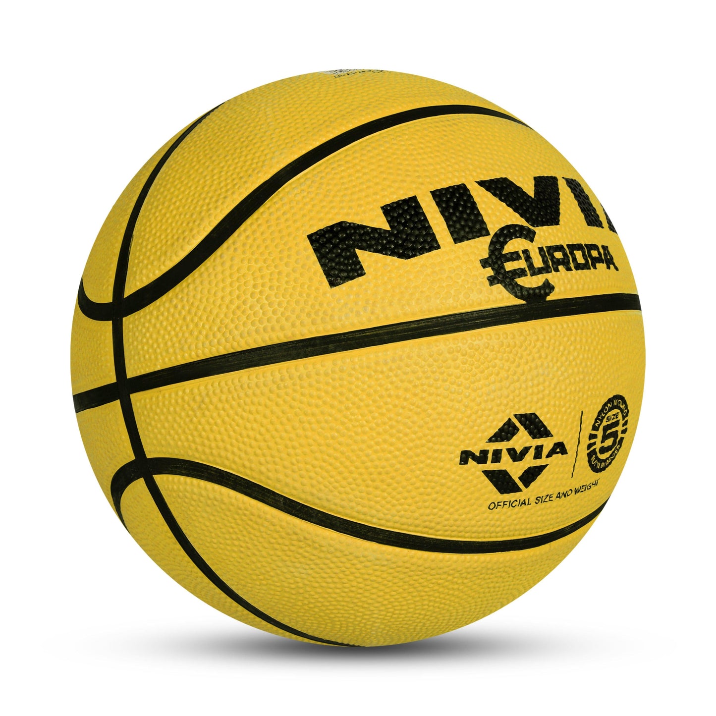 NIVIA Europa Basketball | Size 5 | Beginners & Training