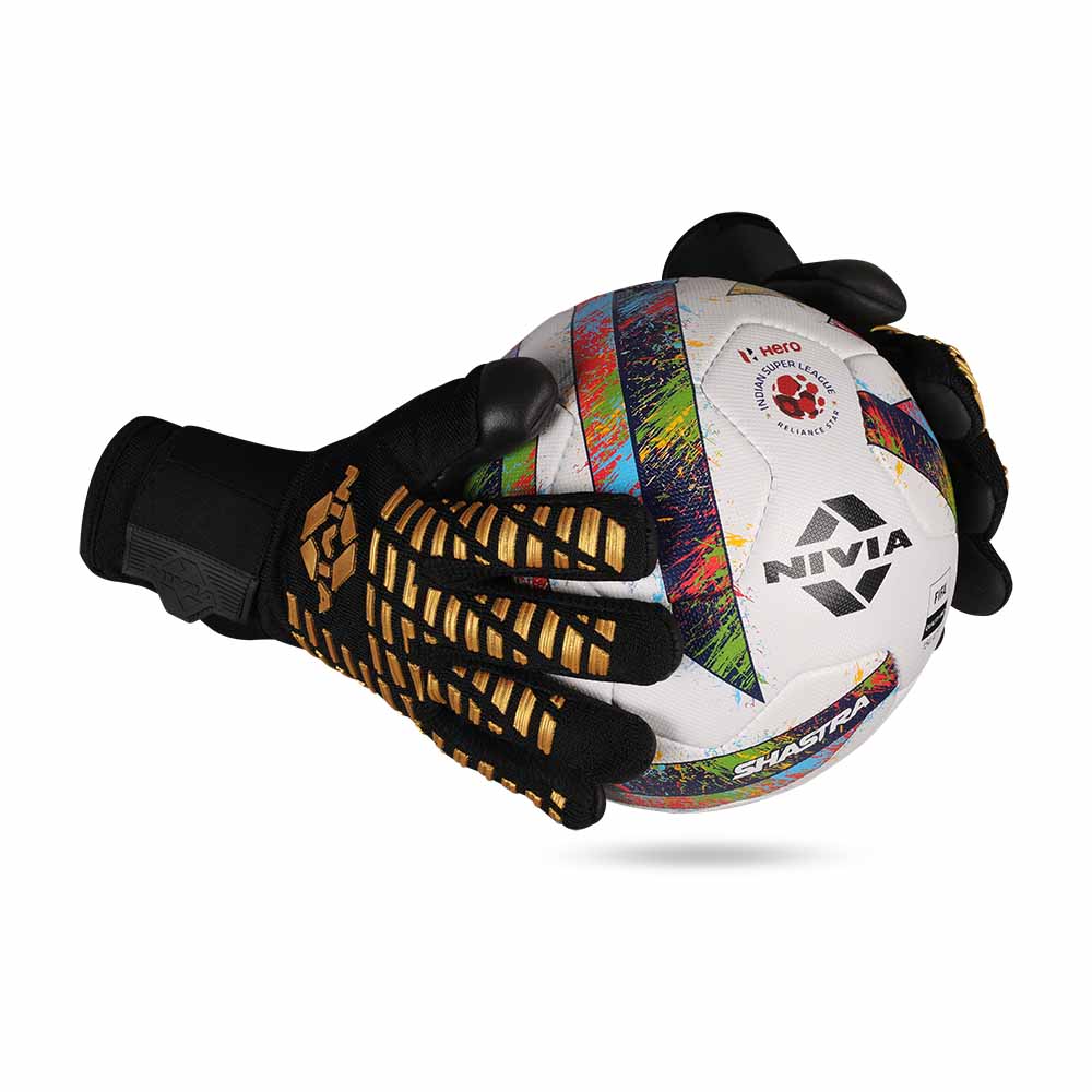 Nivia Ashtang Rubber Football GoalKeeper Gloves