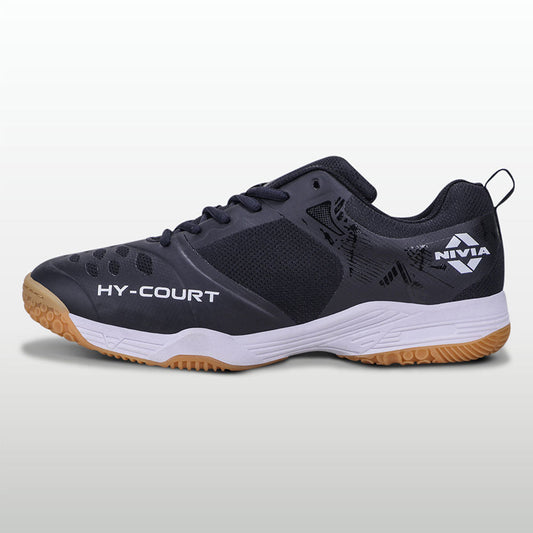 Nivia HY-Court 2.1 Badminton Shoe for Mens | Rubber Sole Shoes with Upper Mesh for Sports, Badminton, Volleyball, Squash, Table Tennis, Nonmarking Sole