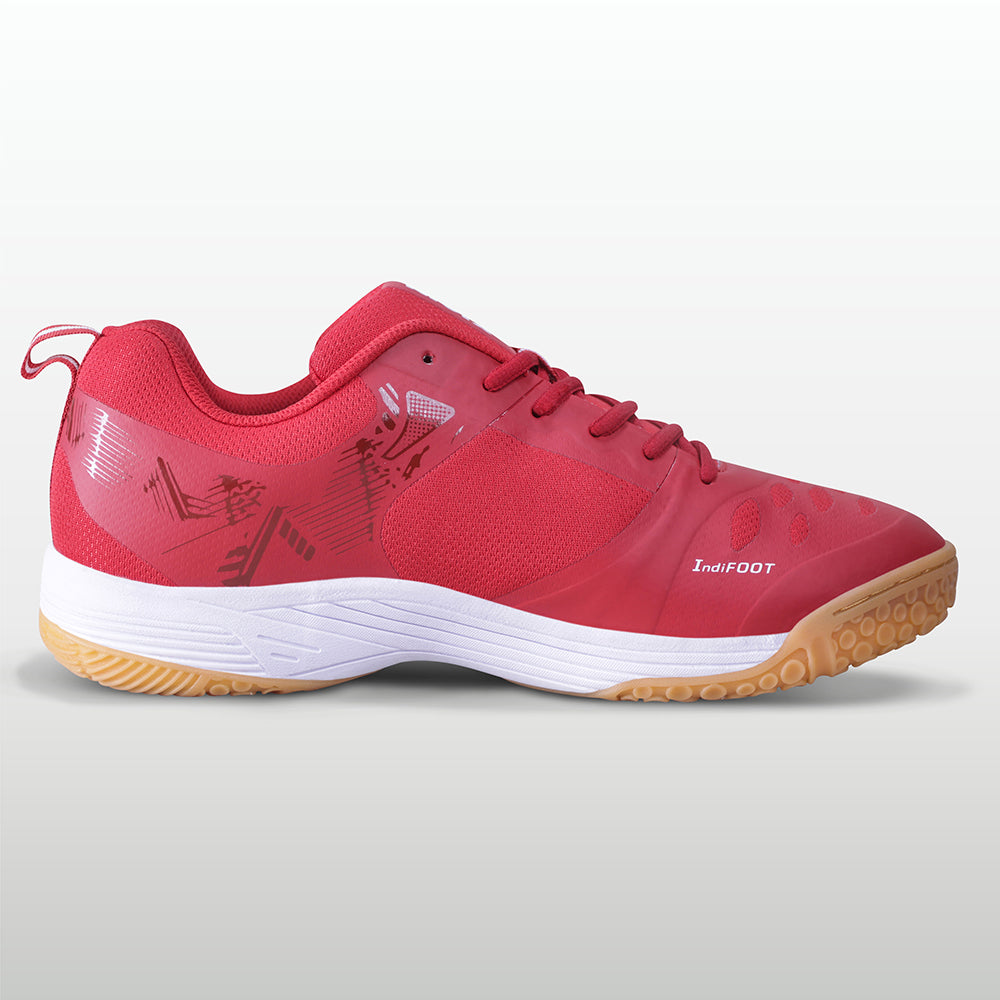 Nivia HY-Court 2.1 Badminton Shoe for Mens | Rubber Sole Shoes with Upper Mesh for Sports, Badminton, Volleyball, Squash, Table Tennis, Nonmarking Sole