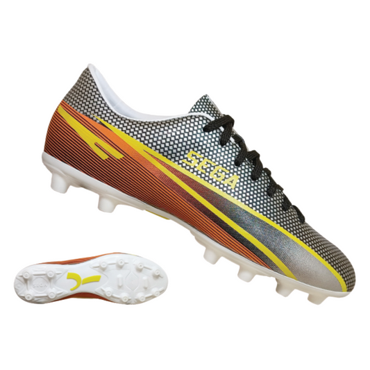 Sega Classic Football Shoes with durable TPU studs and multicolour PU upper — lightweight football boots for superior traction and comfort