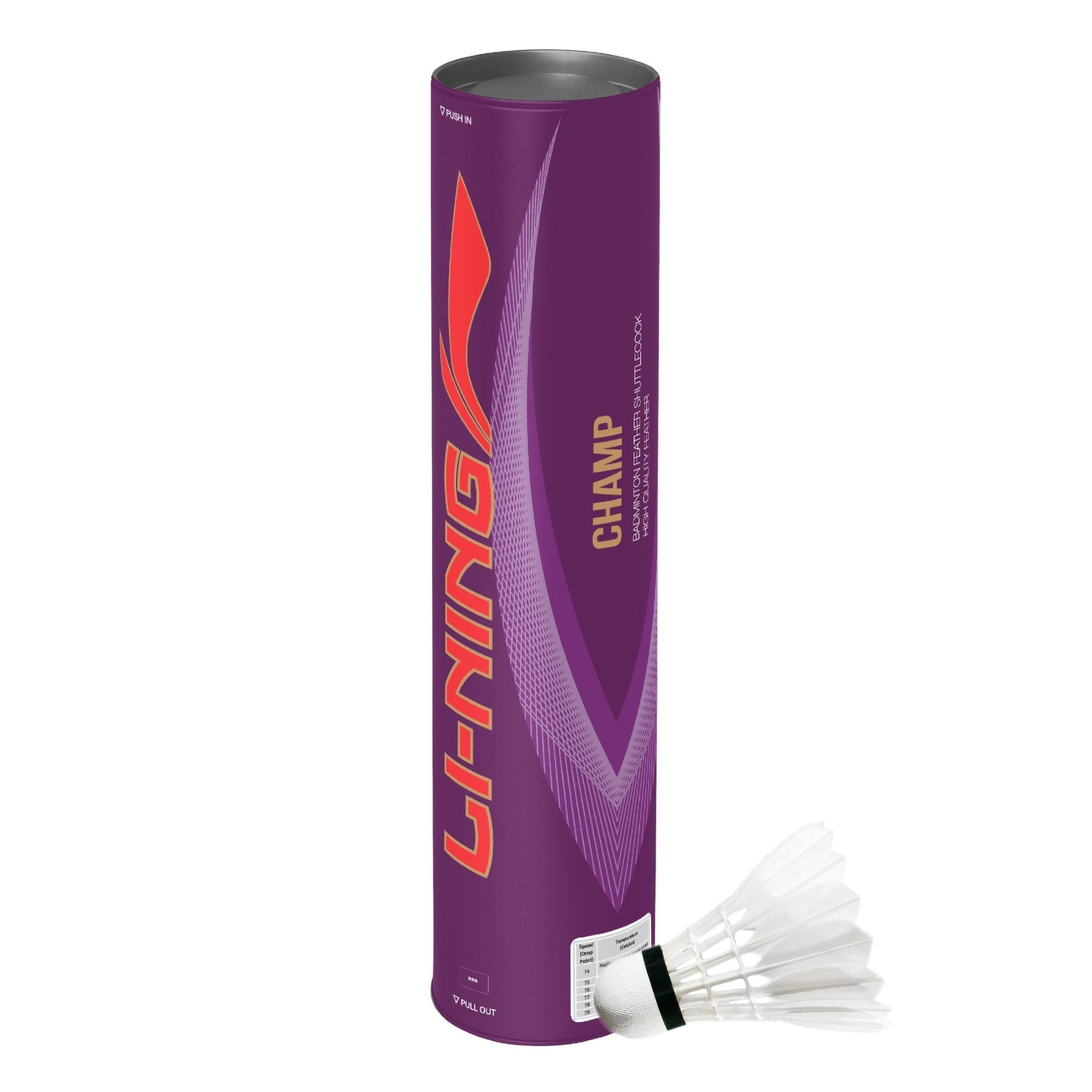 LINING Champ Badminton Feather Shuttlecock Box